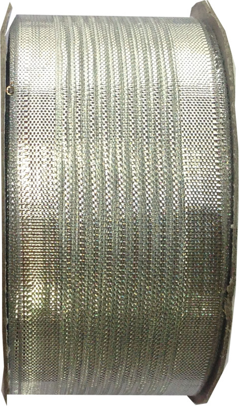 Custom & Design 1943 Silver Sheer Ribbon(Pack of 1)