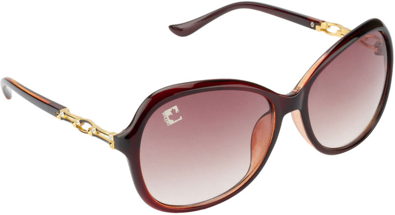 Clark N’ Palmer CNP-D1516-S2 Over-sized Sunglasses(Brown)
