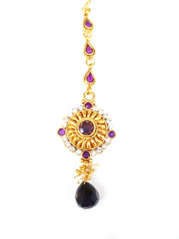 Swetha Antique Copper Maang Tikka